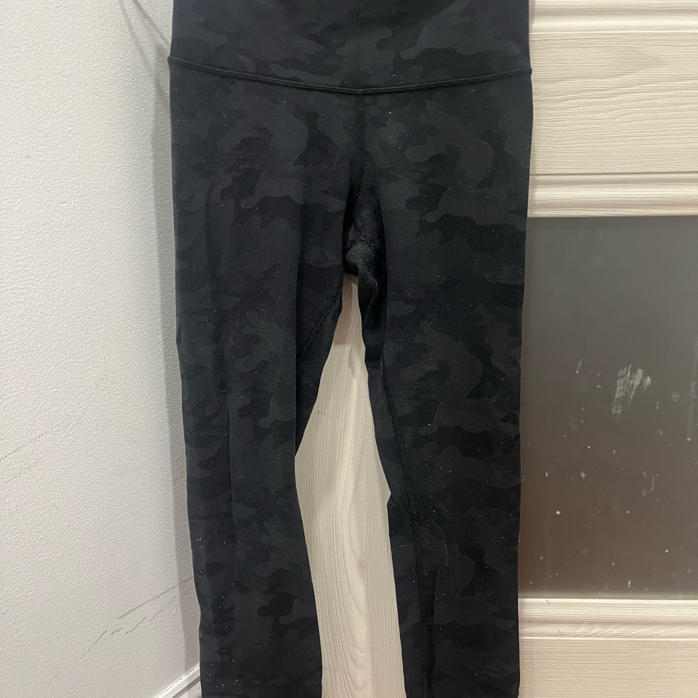 Black Camouflage lululemon Leggings